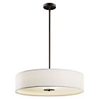 Suspendu transformable Kichler 42122OZ 3-lumières 150W vieux bronze