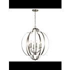 Suspendu de foyer Kichler Voleta 42139NI 6-lumières 60W nickel brossé