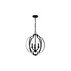 Suspendu Kichler Voleta 42140BK 3-lumières 60W noir
