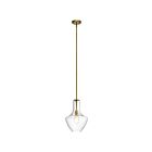 Suspendu Kichler Everly 42141NBR 1-lumière 100W laiton naturel
