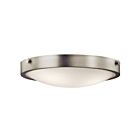 Plafonnier Kichler Lytham 42275NI 3-lumières 60W nickel brossé