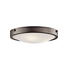 Plafonnier Kichler Lytham 42275OZ 3-lumières 60W vieux bronze