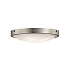 Plafonnier Kichler Lytham 42276NI 4-lumières 60W nickel brossé