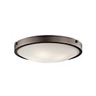 Plafonnier Kichler Lytham 42276OZ 4-lumières 60W vieux bronze