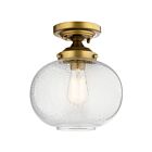 Plafonnier semi-encastré Kichler Avery 42296NBR 1-lumière 100W laiton naturel