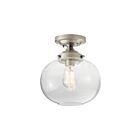 Plafonnier semi-encastré Kichler Avery 42296NI 1-lumière 100W nickel brossé