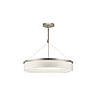 Lustre rond à LED Kichler Mercel 42298SNLED 3-lumières 38W nickel satiné