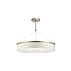 Lustre rond à LED Kichler Mercel 42299SNLED 3-lumières 46W nickel satiné