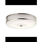 Plafonnier à LED Kichler 42379NILEDR 1-lumière 22W nickel brossé
