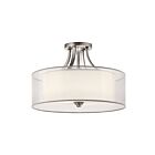 Plafonnier semi-encastré Kichler Lacey 42387AP 4-lumières 100W étain antique