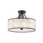 Plafonnier semi-encastré Kichler Lacey 42387MIZ 4-lumières 100W poussière de bronze