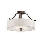 Plafonnier semi-encastré Kichler Leighton 42486OZ 4-lumières 100W vieux bronze