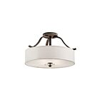 Plafonnier semi-encastré Kichler Leighton 42486OZ 4-lumières 100W vieux bronze