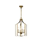 Mini Chandelier Kichler Morrigan 42496NBR 4-lumières 60W laiton naturel