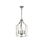 Mini Chandelier Kichler Morrigan 42496NI 4-lumières 60W nickel brossé