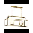 Lustre linéaire Kichler Morrigan 42497NBR laiton naturel