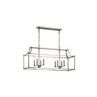 Lustre linéaire Kichler Morrigan 42497NI 8-lumières 60W nickel brossé