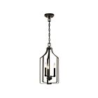 Lustre de foyer Kichler Morrigan 42499OZ 3-lumières 60W vieux bronze