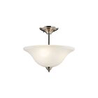 Plafonnier semi-encastré Kichler Nicholson 42879NI 3-lumières 100W nickel brossé