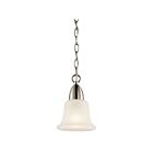 Mini suspendu Kichler Nicholson 42880NI 1-lumière 100W nickel brossé
