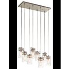 Suspendu Kichler Brinley 42890NI 8-lumières 100W nickel brossé