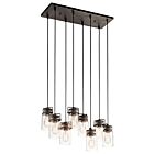 Suspendu Kichler Brinley 42890OZ 8-lumières 100W vieux bronze