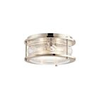 Plafonnier Kichler Ashland 42910PN 2-lumières 60W nickel poli