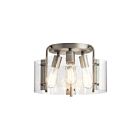 Plafonnier semi-encastré Kichler Thoreau 42954NI 3-lumières 75W nickel brossé