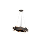 Lustre ovale à LED Kichler Moderne 42993OZLED vieux bronze