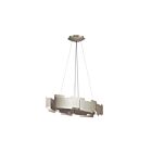 Lustre ovale à LED Kichler Moderne 42993SNLED nickel satiné