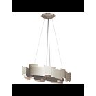 Lustre ovale à LED Kichler Moderne 42993SNLED nickel satiné