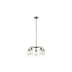 Lustre à 1 étage Kichler Braelyn 43058CLP 5-lumières 60W étain classique