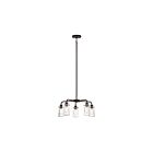 Lustre à 1 étage Kichler Braelyn 43058OZ 5-lumières 60W vieux bronze