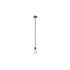 Mini suspendu Kichler Braelyn 43060CLP 1-lumière 60W étain classique