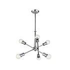Lustre à 1 étage Kichler Armstrong 43095CH 6-lumières 100W chrome