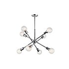 Lustre à 1 étage Kichler Armstrong 43118CH 8-lumières 100W chrome