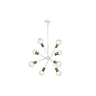 Lustre à 1 étage Kichler Armstrong 43118WH 8-lumières 100W blanc