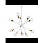 Lustre à 1 étage Kichler Armstrong 43119WH 10-lumières 100W blanc