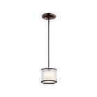 Mini suspendu Kichler Tallie 43152MIZ 1-lumière 50W poussière de bronze