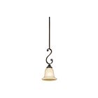 Mini suspendu Kichler Monroe 43162OZ 1-lumière 100W vieux bronze