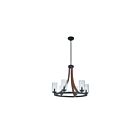Lustre à 1 étage Kichler Grand 43193AUB 6-lumières 60W teint châtain