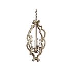 Suspendu de foyer Kichler Hayman 43255DAW 4-lumières 60W blanc antique