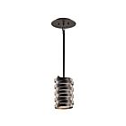 Mini suspendu Kichler Roswell 43304OZ 1-lumière 100W vieux bronze