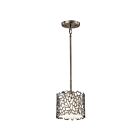 Mini suspendu Kichler 43349CLP 1-lumière 100W étain classique
