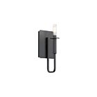 Applique murale Kichler Alden 43363BK 1-lumière 60W noir