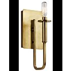 Applique murale Kichler Alden 43363NBR 1-lumière 60W laiton naturel
