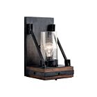 Applique murale Kichler Colerne 43436AUB 1-lumière 100W teint châtain