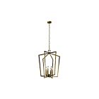 Suspendu de foyer Kichler Abbotswell 43495NBR 6-lumières 60W laiton naturel