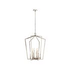 Suspendu de foyer Kichler Abbotswell 43496PN 12-lumières 60W nickel poli