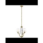 Mini Chandelier Kichler Thisbe 43531NBR 3-lumières 60W laiton naturel